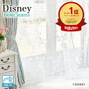 Disney HOME SERIES オーダーレースカーテン ミッキー ミニー くまのプーさん ふしぎの国のアリス 洗濯可能 形状記憶加工 出窓用 柄物 植物柄