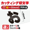 カッティングシート 文字 【漢字・ひらがな・数字・アルファベット】切り文字 5cm以下 屋外 耐候 車 防水 カッティング文字 ステッカー カラー12種 文字シール シール 看板 表札 文字ステッカー 名前 ポスト 数字 アルファベット 漢字 オーダーメイド gspl-cutting-50