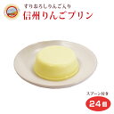 りんごプリン 125g×24個 送料無料 信州りんご 信州産りんご果汁使用 すりおろしりんご入り 信州みやげ 長野みやげ 洋菓子 スイーツ おやつ スプーン付 ノベルティ 信州芽吹堂【送料無料】(4)