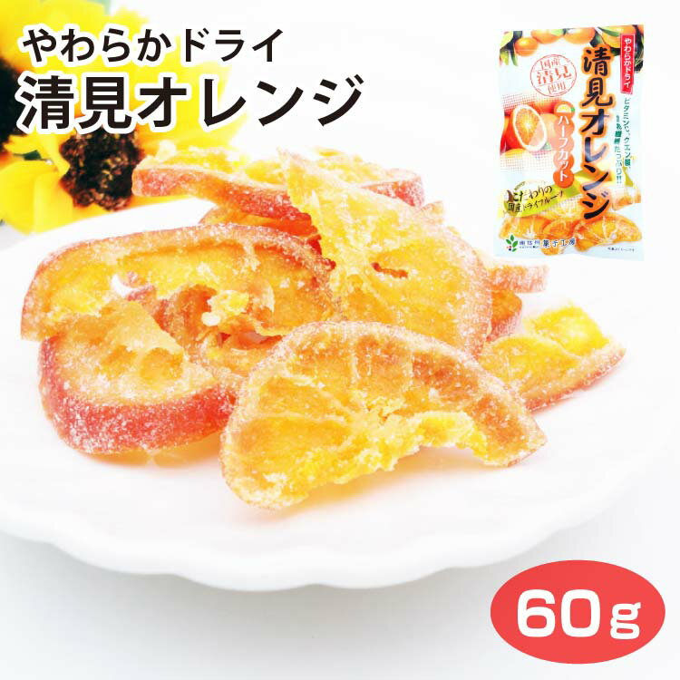 やわらかドライ 清見オレンジ60g 国産清見使用 国産100％ ドライフルーツ オレンジ 無着色 南信州菓子工房 長野 信州 お土産 おみやげ 信州芽吹堂