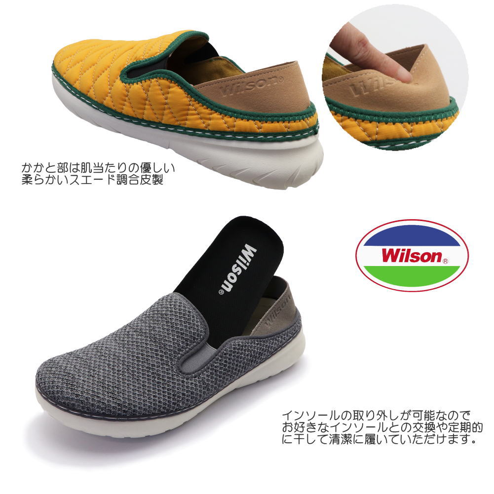 スリッポン サボ サボサンダル 上履き メンズ 2WAY キックバック スニーカー Wilso...
