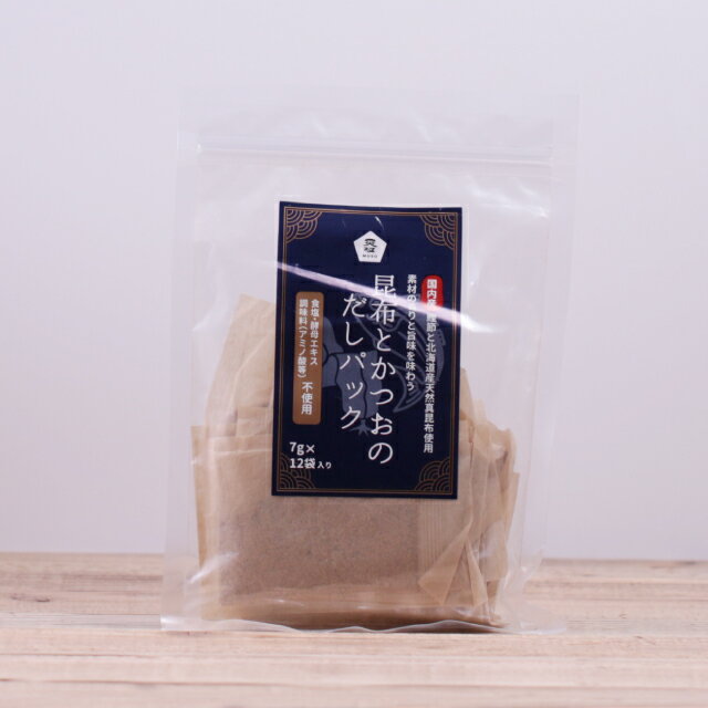 ムソー 昆布とかつおのだしパック 7g×12包