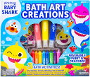 ベイビーシャークバスアートクリエーション Baby Shark Bath Art Creations バスタイム お風呂　クレヨン　ステッカー【海外輸入品】【ラッピング不可】プレゼント　クリスマス