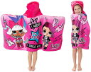 L.O.L. Surprise! Soft Cotton Hooded Bath Towel Wrap 24” x 50” Pink　エルオーエルサプライズ！　プールタオル　24×50サイズ　【海外輸入品】【ラッピング不可】