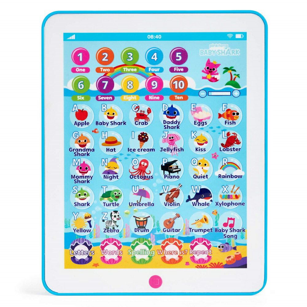 ベイビーシャーク　英語　教育タブレットWowWee Pinkfong Baby Shark Tablet - Educational Preschool Toy