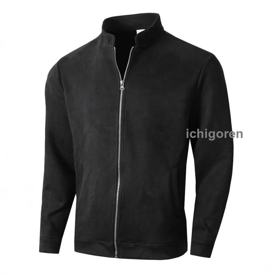 Rakuten - 【期間限定10％OFF】ジャケット メンズ 長袖 アウター トップス ブルゾン ジップアップ ライトアウター 羽織り 立ち襟 スタンドカラー 無地