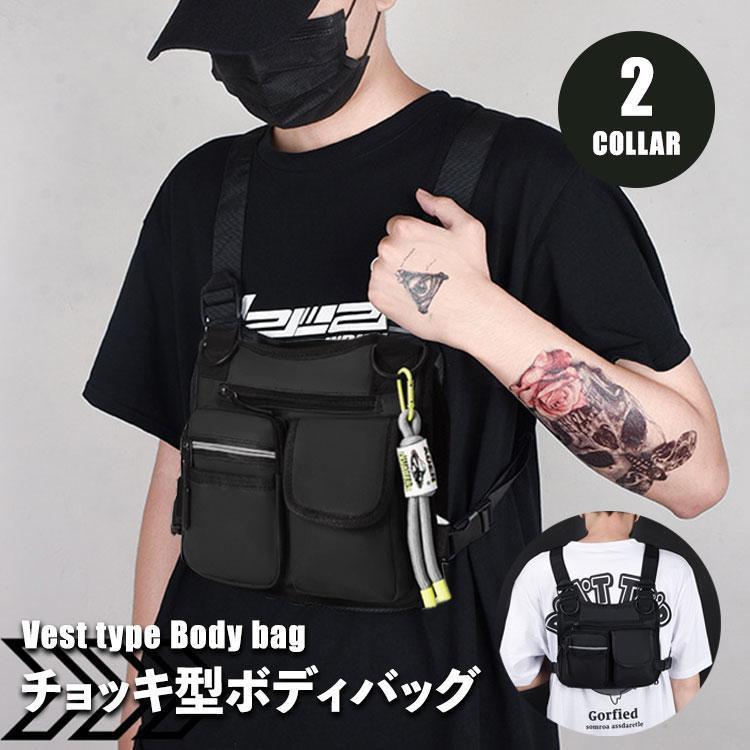 ボディバッグメンズ手ぶら撥水防水ス...