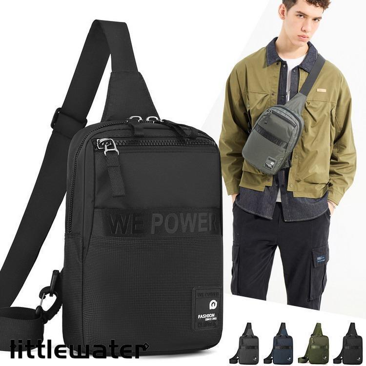 ボディバッグ ナイロンバッグ オシャレ 収納 鞄 カバン バッグ 斜めがけバッグ 撥水ナイロン メンズ
