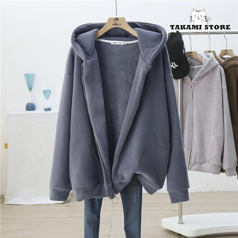 パーカー レディース 裏ボア 厚手 ジップ スウェット アウター 防寒 フード付き トップス ロング丈 秋 冬 あったか ゆったり カジュアル 大きい