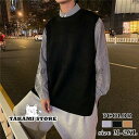 ニットベスト メンズ ニットウェア スタイリッシュ セーター 無地 秋物 カジュアル 上品 通勤 シンプル 暖かい ノースリーブ 通学 柔らかい