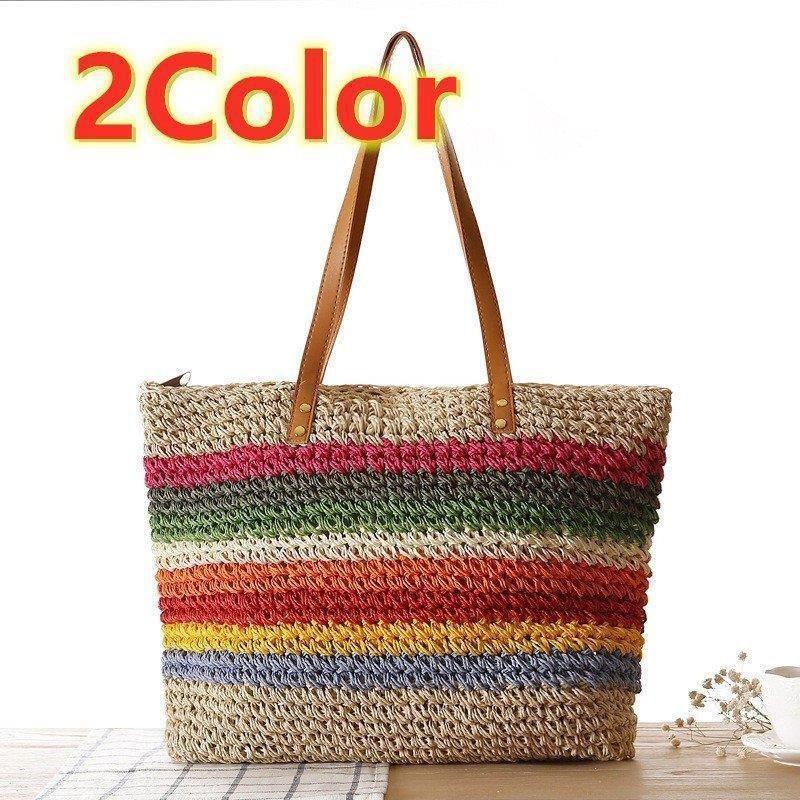 【期間限定10％OFF】かごバッグ カゴバッグ レディース 2way 手持ち 斜め掛け バスケット 麦わらバッグ ピクニック 海 ビーチ 夏バッグ 軽量 草編みバッグ 大容量