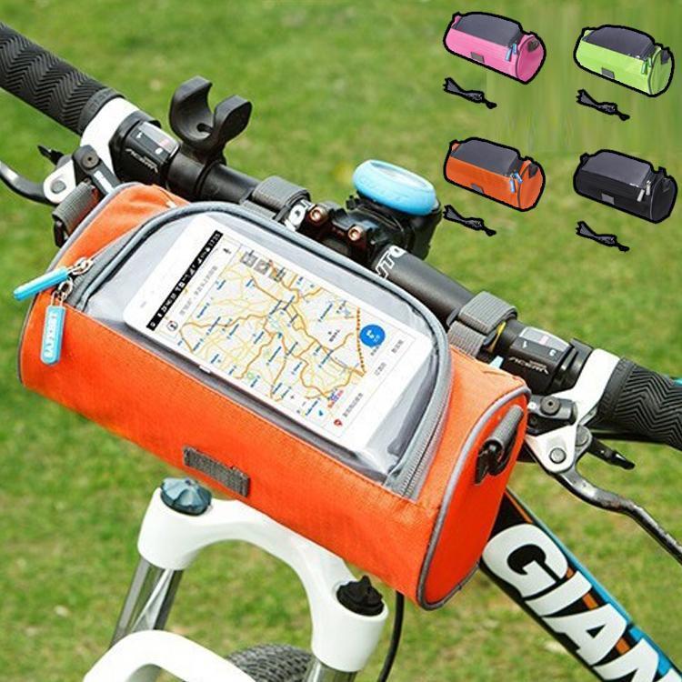 【期間限定10％OFF】サイクルフロントバッグ フレームバッグ リアキャリアバッグ ポーチ チューブバッ..
