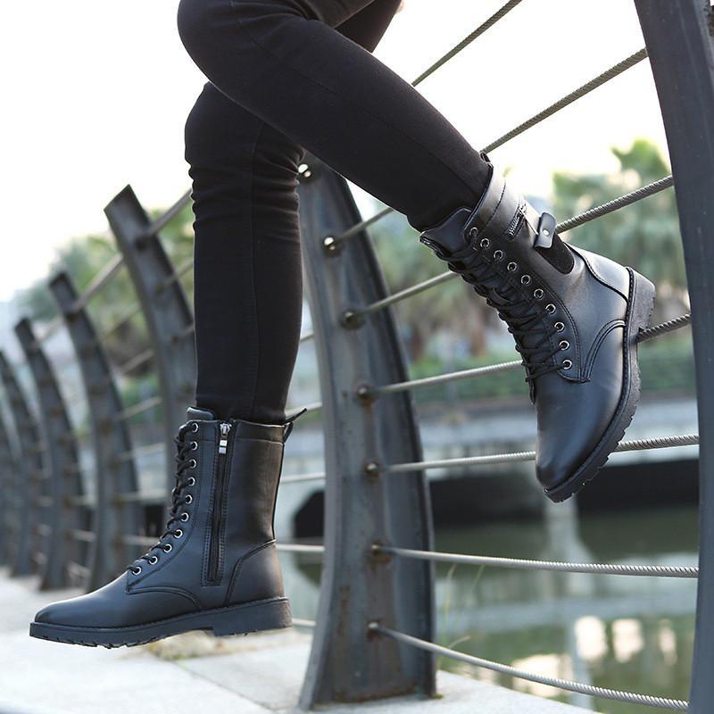 【期間限定10％OFF】ブーツ メンズ メンズブーツ かっこいい ワークブーツ マウンテンブーツ ロングブーツ ブーツ メンズ エンジニア レースアップ カジュアル シューズ 靴