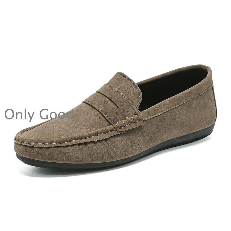 三角邊靴 - 【期間限定10％OFF】ドライビングシューズ メンズ ローファー スリッポン スエード モカシン ビジネスシューズ 紳士靴 転靴 カジュアルシューズ 防滑 軽量 大きいサイズ