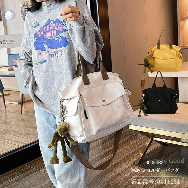 樂天商城 - 【期間限定10％OFF】バッグ かばん ショルダーバッグ トートバッグ ハンドバッグ レディース マザーズバッグ 帆布 布 布製 肩掛け 大容量 手提げ ショルダー 軽量 バッグ カジュアル