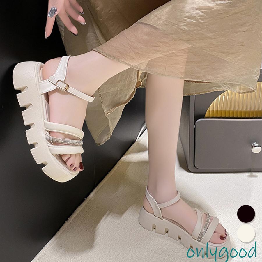 Sports Sandal - 厚底サンダル レディース 美脚シューズ