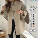 チェスターコート レディース 冬服 ラシャコートマウンテンパーカー ショート丈 ジャケット 折襟 ボタンダウン パーカー カジュアル アウター 春秋 着痩せ
