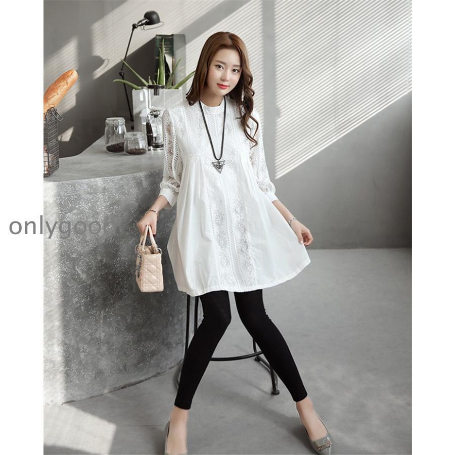 【スーパーセール期間限定】ブラウス レースチュニック チュニック 花柄 刺繍 レース 白 丸首 春 夏 ワンピース レディース 大人 可愛い 洋服 袖コンシャス ノーカラー ゆったり きれいめ