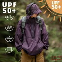 ウインドブレーカー マウンテンパーカー メンズ フード付き プルオーバー パーカー ハーフジップ仕様 紫外線対策 UPF50+ アウトドア UVカット 薄手 通気性良い