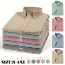 シャツ メンズ 長袖シャツ ボタンダウンシャツ カジュアルシャツ 無地 春服 トップス ポケット ビジネス 夏 秋