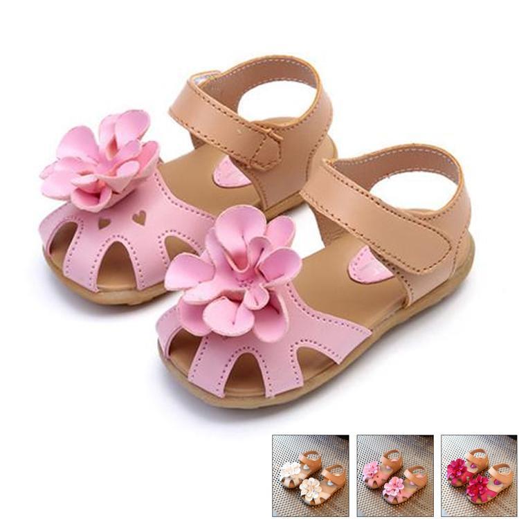 【期間限定10％OFF】サンダル　キッズ　女の子　夏　ビーチサンダル　子供靴　無地　つま先ガード　キ..