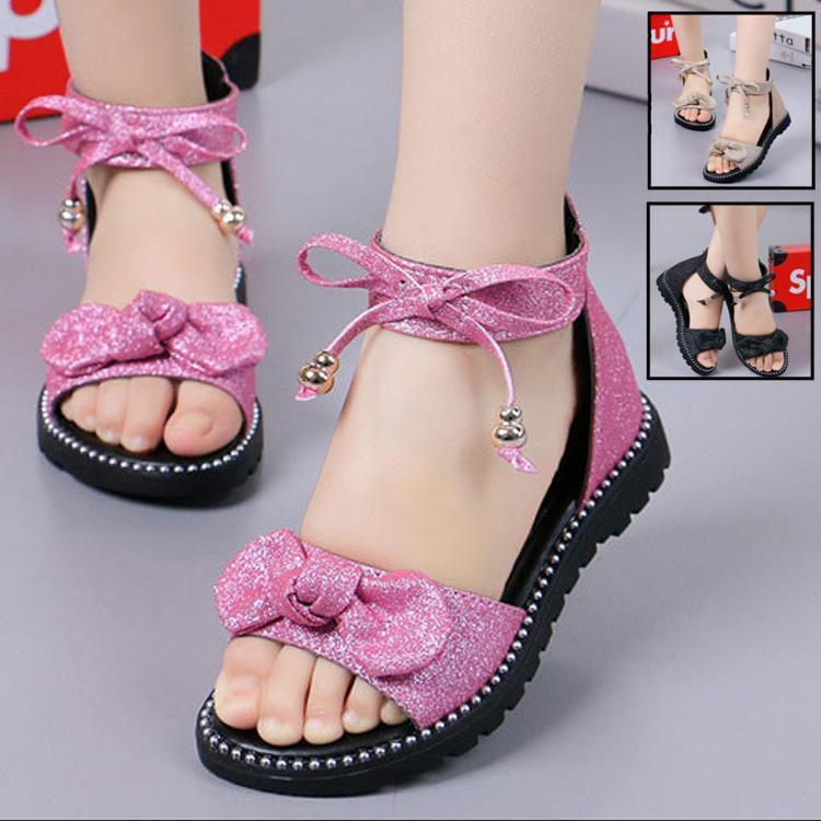 サンダル　キッズ　女の子　夏　ビーチサンダル　子供靴　つま先ガード　キッズシューズ　ジュニアシュ..