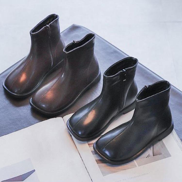 女の子 キッズ ショートブーツ ブーツ ワークブーツ 靴 子供ブーツ エンジニアブーツ　バイクブーツ ミ..