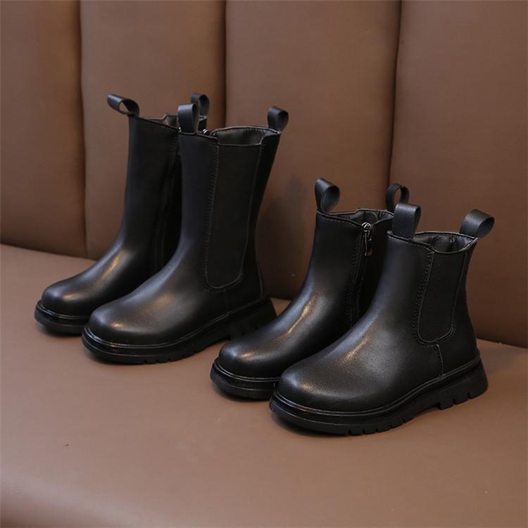 女の子 キッズ ロングブーツ ブーツ ワークブーツ 靴 子供ブーツ エンジニアブーツ バイクブーツ ミリ..