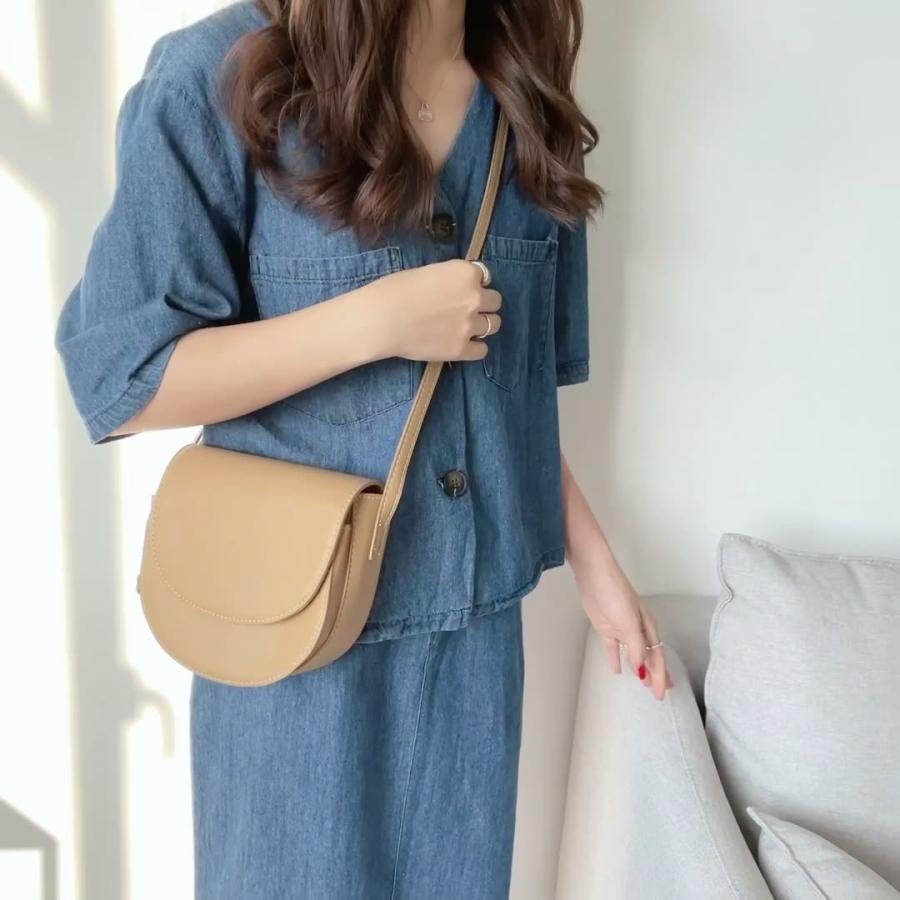 ショルダーバッグ ミニ 革 レザー 斜めかけ 肩掛け ショルダー 合皮 レディース ポシェット クロスボディバッグ ミニバッグ 無地 レディース レターパック