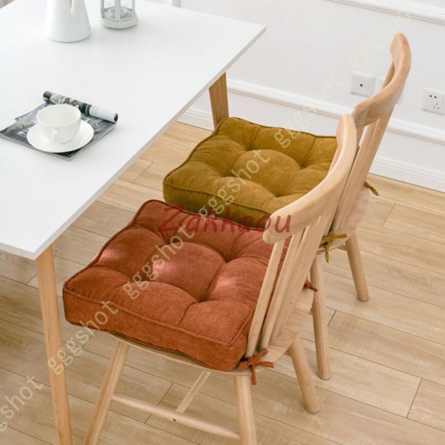 座ぶとん 通気性 無地 ウォッシャブル 座布団 クッション 座布団 スクエア 防臭・防ダニ ふわふわ 椅子用 睡眠用 お尻にやさしい チェアクッション