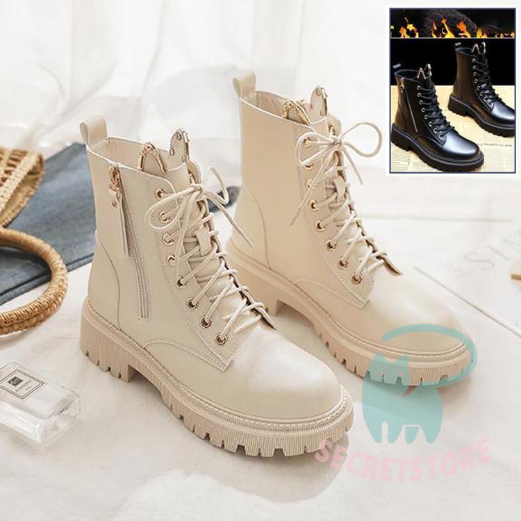 レディース ショートブーツ ブーツ ワークブーツ 靴 レディースブーツ ミリタリーブーツ マウンテンブーツ 太ヒール サイドジップ 裏起毛 イギリス風