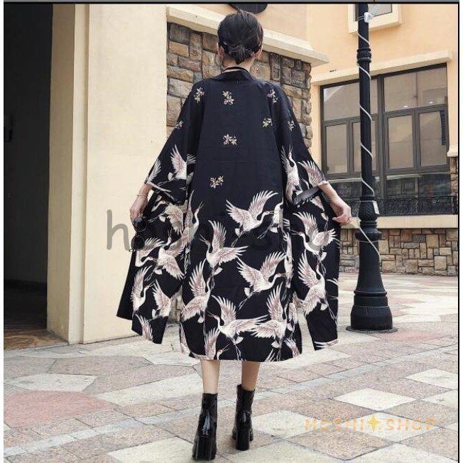70〜80年代 vintage 着物風 花柄 ガウン ジャケット