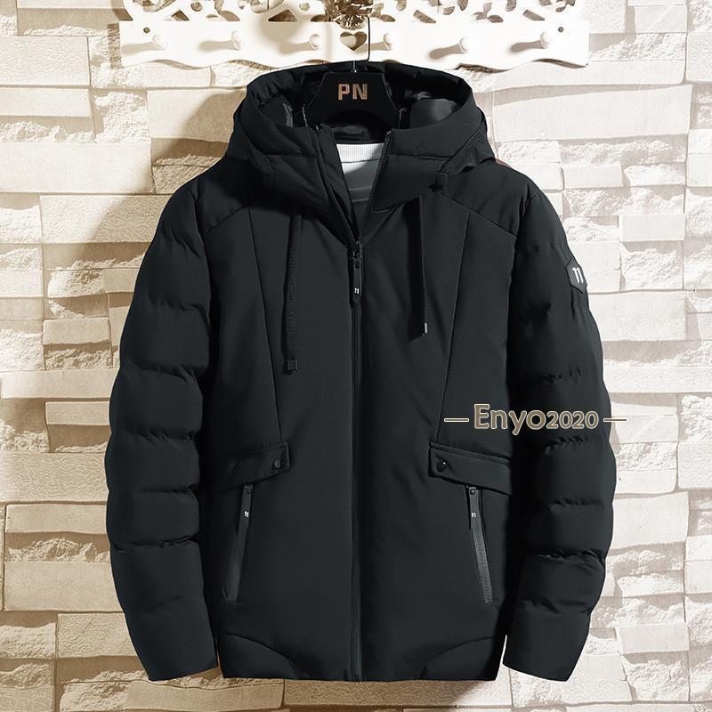 中綿コート メンズ 中綿ジャケット ショート丈 中綿入り ダウンコート フード付き 防寒着 冬 寒さ対策 防風 撥水 秋冬 アウター ジャケット