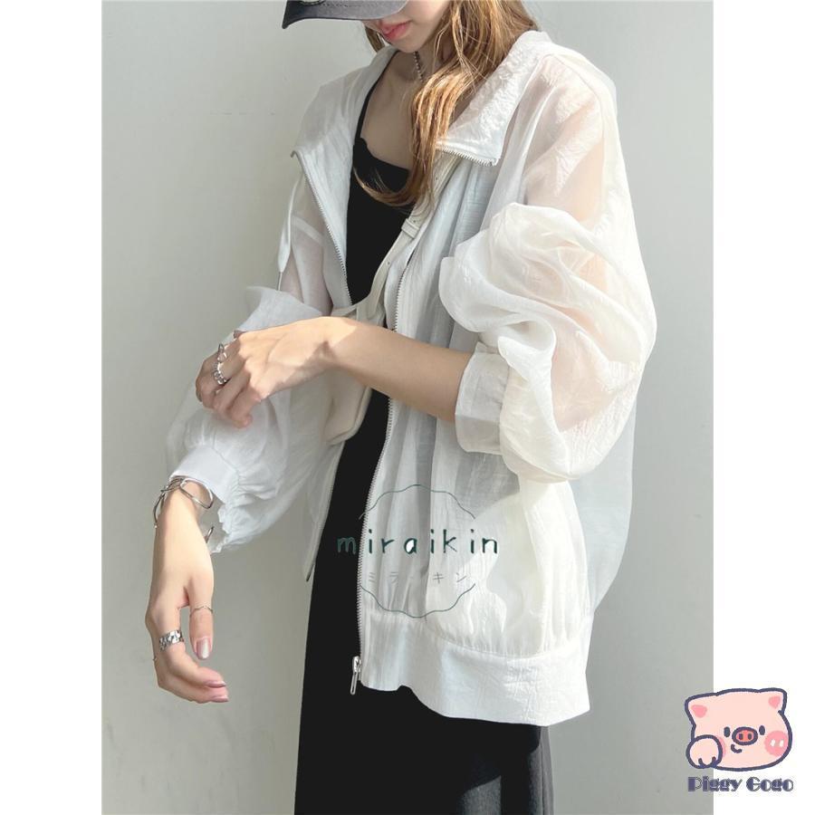 uvパーカー UVカット シアーブラウス パーカー レディース 長袖 春夏 吸水速乾 紫外線対策 UVカットパーカー 羽織り 涼しい 軽い 薄手 ライトアウター 夏コート