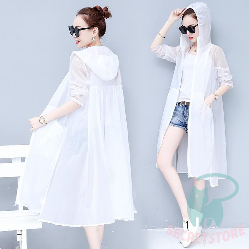 UVカットパーカー 紫外線対策 長袖 ロング丈 レディース UVカット 接触冷感 薄手 軽量 春 夏 通気性 ラッシュガード ひんやり 日焼け対策