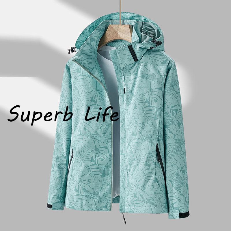 レディース マウンテンパーカー ウィンドブレーカー ブルゾン メンズ 登山服 アウ...
