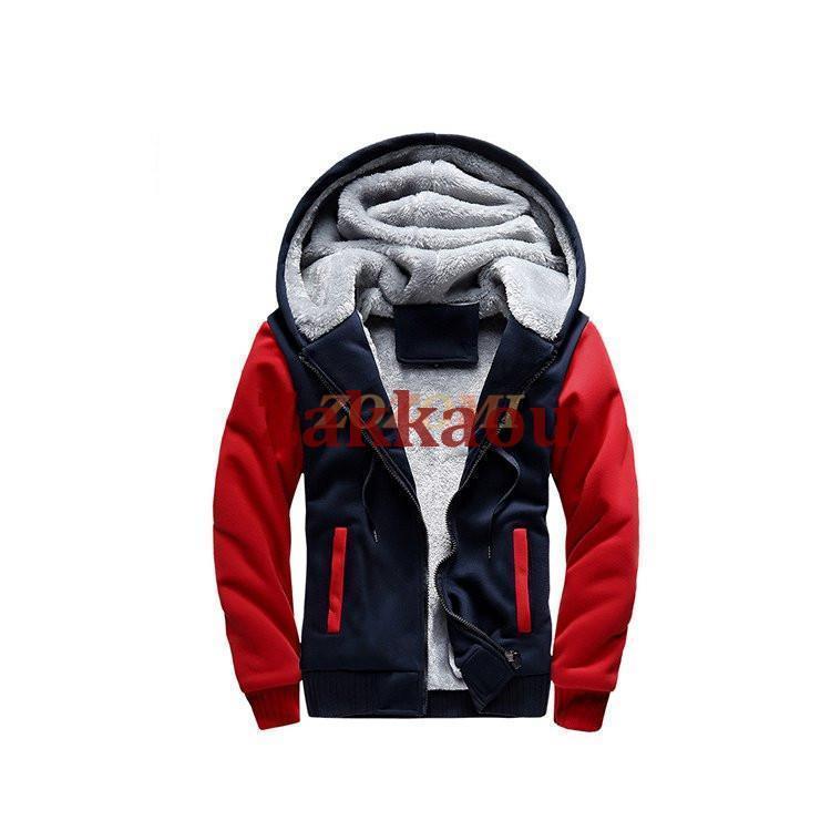 Rakuten - 【期間限定10％OFF】パーカー メンズ 裏起毛 トップス スウェット 20代30代40代 長袖パーカ 秋冬 切り替え 保温 トレーナー 4色 部屋着