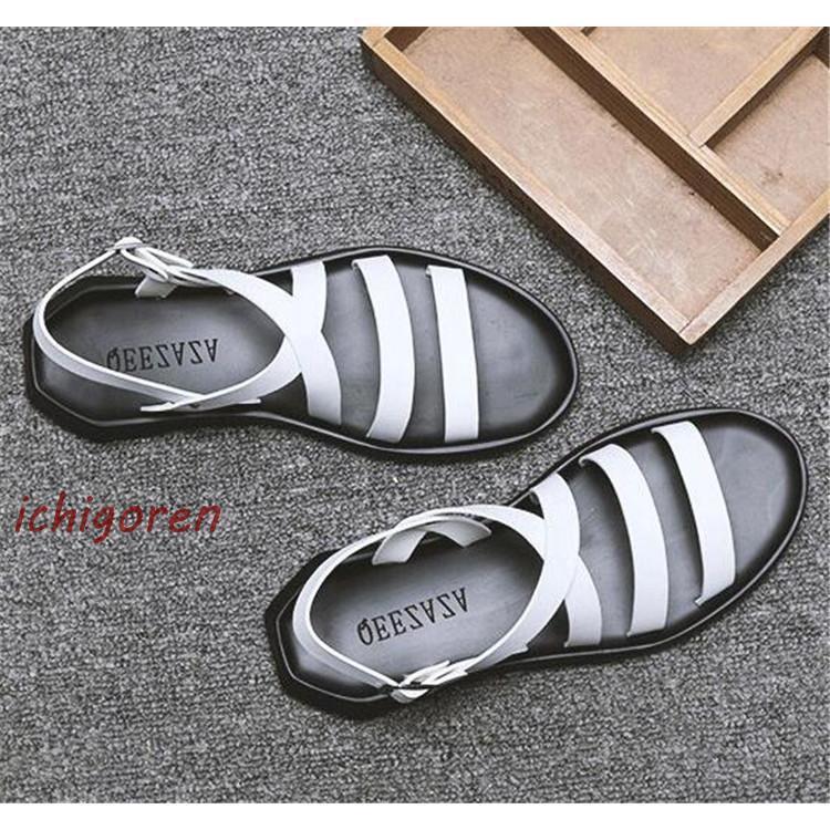 メンズシューズ サンダル ビーチスポーツ 男性 グラディエーターアウトドア 幅広 軽量 水陸両用 通気 排水 耐磨耗