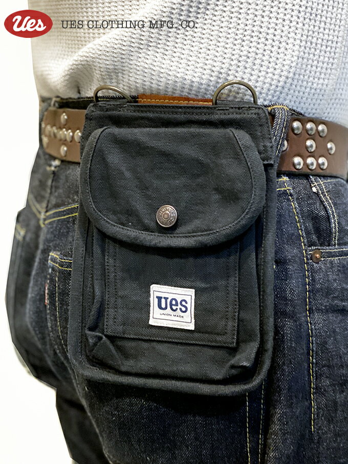楽天藍着堂aikidou Organic Blue JeansUES（ウエス）　BOOK CARRY BAG / ブックキャリーバッグ PP-7　5-COLOR/ブラック