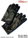 DELUXE WAREifbNXEFA) LEATHER GLOVE Lot.DLG-001 Col.BLACK {