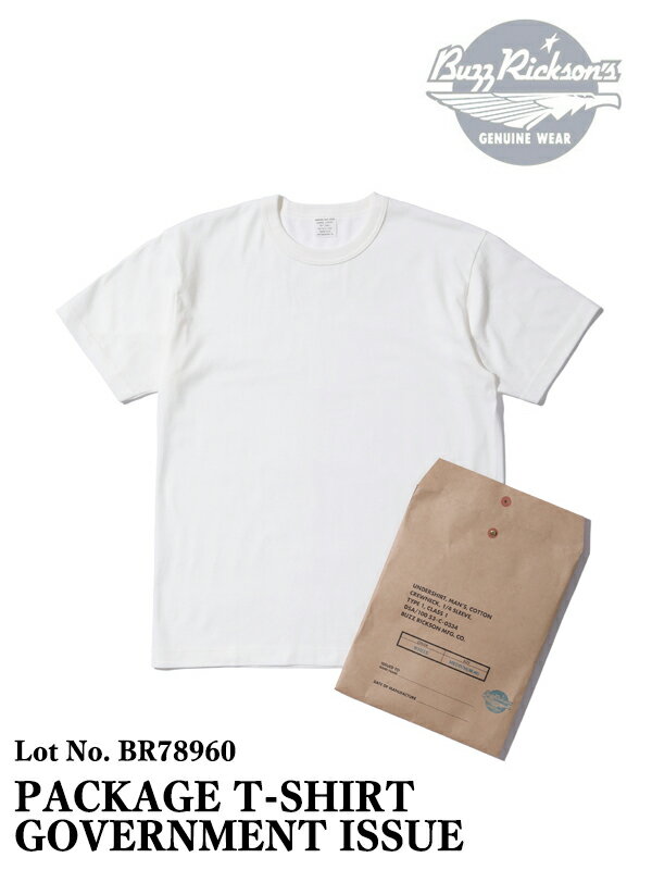 BuzzRickson's バズリクソンズ PACKAGE T-SHIRT "GOVERNMENT ISSUE" Lot.No.BR78960 ■Made in JAPAN■