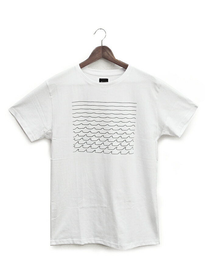 PLEASANT（プレザント）/ WAVES TEE Col.WHITE/ T-01-W