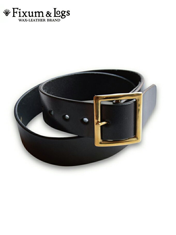 Fixum & Logs (フィクサム&ログス) GARRISON BELT Col.BLACK 日本製