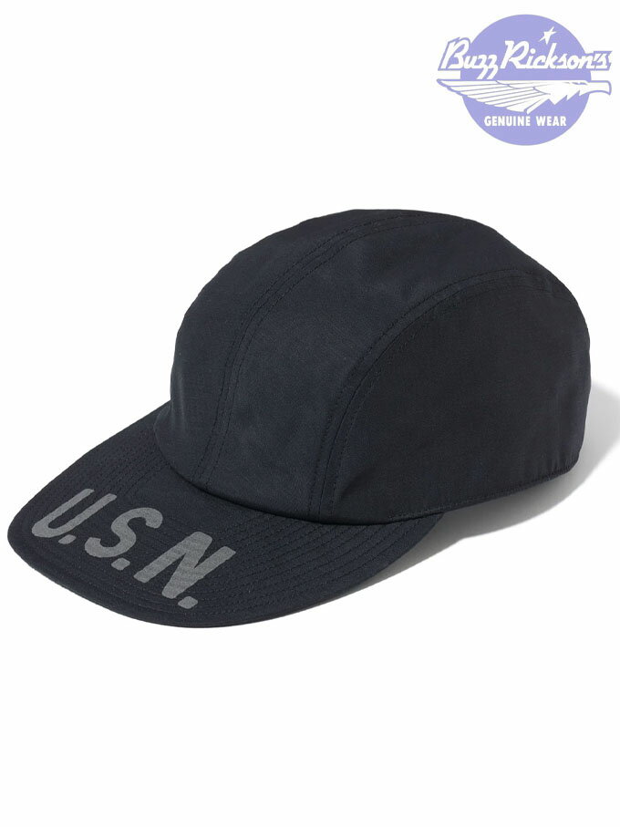 BuzzRickson's バズリクソンズ DECK CAP CIVILIAN MODEL　Col.128 NAVY Lot.No.BR02863 日本製