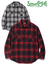 SUGAR CANE シュガーケーン オンブレチェックネル OMBRE PLAID HEAVY FLANNEL WORK SHIRT / Lot.SC29176 / Made in Japan