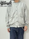 WHITESVILLE(ホワイトビル) BUTTON FRONT ATHLETIC COAT フロントボタンスエットジャケット / Lot.No.WV69424...