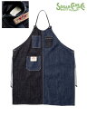 SUGAR CANE / FREE LAND 12oz. BLUE DENIM WORK APRON /FL02656/ 日本製 その1