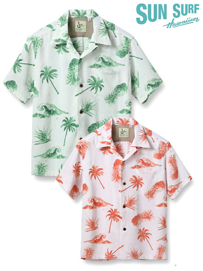 SUN SURF(サンサーフ) KEONI OF HAWAII “TROPICAL VIEW” by JESSICA MIYUKI Lot No. SS38931 Made.In Japan