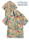 DUKE KAHANAMOKU(デュークカハナモク)COOLMAX® HAWAIIAN SHIRT “DUKE'S BANANA LEAF” Lot No. DK39399-125)BLUE Made.In Japan