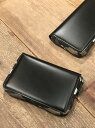 Soglia(\A)@soft glass round wallet Col.BLK